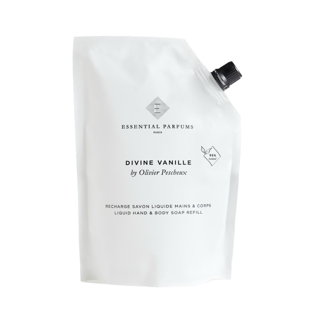 Essential Parfums Divine Vanille Hand and Body Soap Refill 500ml